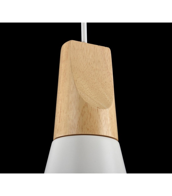 Dome Ceiling Pendant Lamp White, 1 Light, E27 - 7
