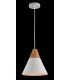 Dome Ceiling Pendant Lamp White, 1 Light, E27 - 2