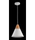 Dome Ceiling Pendant Lamp White, 1 Light, E27 - 3
