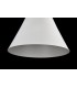 Dome Ceiling Pendant Lamp White, 1 Light, E27 - 6