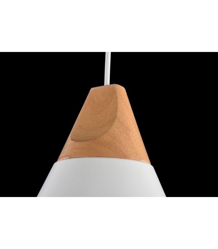 Dome Ceiling Pendant Lamp White, 1 Light, E27 - 7