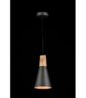 Dome Ceiling Pendant Lamp Grey, 1 Light, E27 - 2