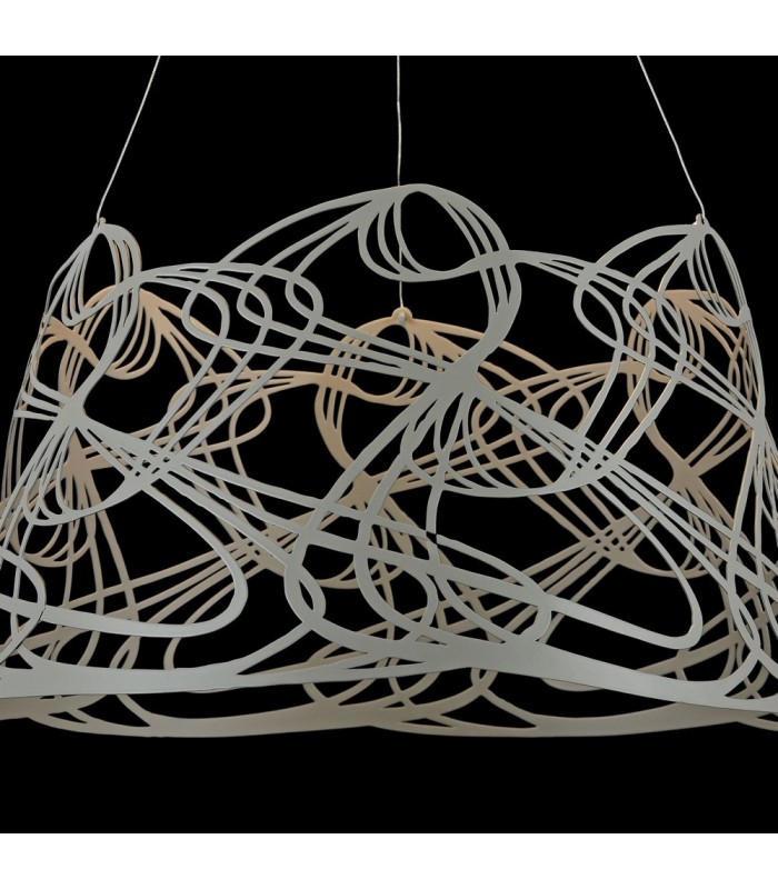 Dome Ceiling Pendant Lamp Grey, 1 Light, E27 - 8