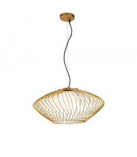 Cage Ceiling Pendant Lamp Gold, 1 Light, E27 - 1
