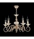 Chandelier Cream with Gold, 5 Light, E14 - 3
