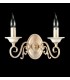 Wall Candle Lamp Cream with Gold, 2 Light, E14 - 3