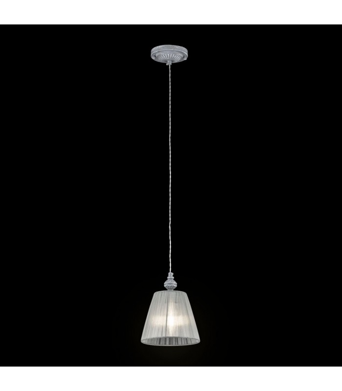 Dome Ceiling Pendant Lamp Grey, 1 Light, E14 - 3