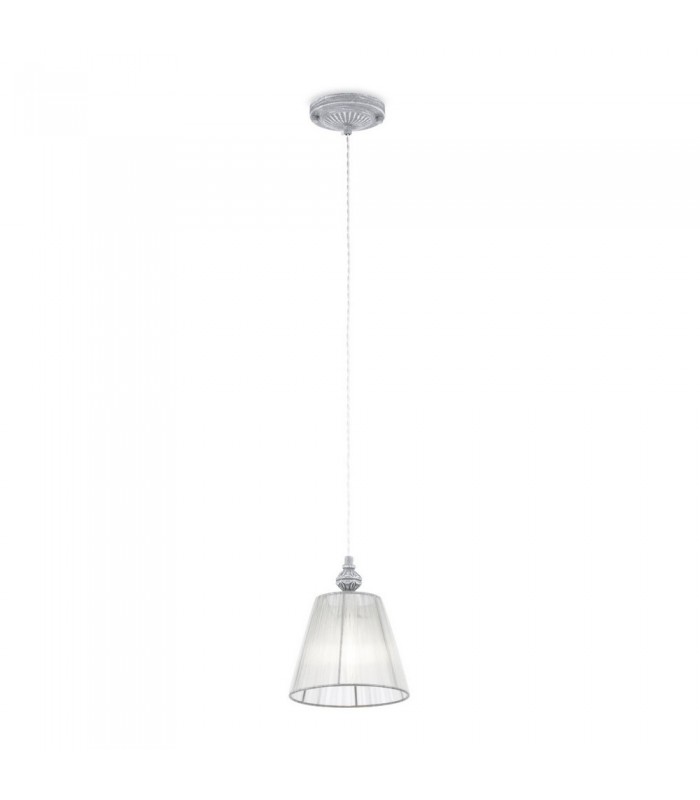 Dome Ceiling Pendant Lamp Grey, 1 Light, E14 - 4