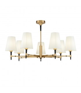 Chandelier Brass, 7 Light, E14 - 1