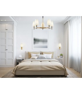 Chandelier Brass, 5 Light, E14 - 2