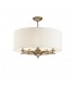 Cylindrical Ceiling Pendant Lamp Gold Antique, 5 Light, E14 - 4