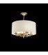 Cylindrical Ceiling Pendant Lamp Gold Antique, 4 Light, E14 - 2