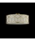 Semi Flush Cylindrical Ceiling Lamp Gold, 5 Light, E27 - 3