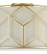 Semi Flush Cylindrical Ceiling Lamp Gold, 3 Light, E27 - 6