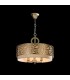 Cylindrical Ceiling Pendant Lamp Brass, 3 Light, E14 - 2