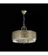 Cylindrical Ceiling Pendant Lamp Brass, 3 Light, E14 - 3