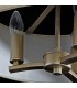 Cylindrical Ceiling Pendant Lamp Brass, 3 Light, E14 - 8