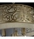 Cylindrical Ceiling Pendant Lamp Brass, 3 Light, E14 - 9