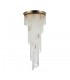 Chandelier Gold Antique & Crystal, 12 Light, E14 - 5