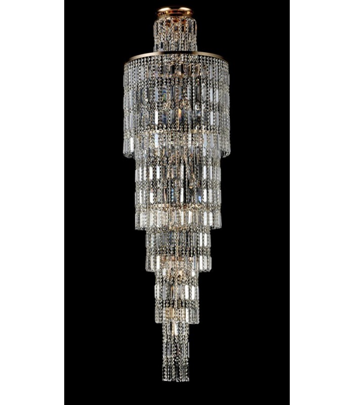Grand Chandelier Gold & Crystal, 16 Light, E14 - 3