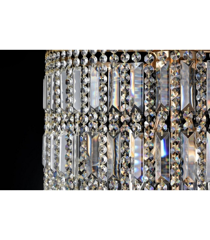 Grand Chandelier Gold & Crystal, 16 Light, E14 - 5