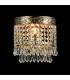 Flush Wall Lamp Gold Antique & Crystal, 1 Light, E27 - 2