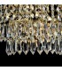 Flush Wall Lamp Gold Antique & Crystal, 1 Light, E27 - 7