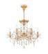 Chandelier Gold & Crystal, 6 Light, E14 - 1