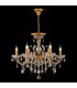 Chandelier Gold & Crystal, 6 Light, E14 - 3
