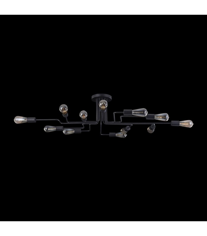 Ceiling Lamp Black, 12 Light, E27 - 3