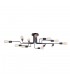 Ceiling Lamp Black, 12 Light, E27 - 4
