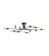 Ceiling Lamp Black, 12 Light, E27 - 5