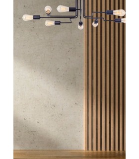 Ceiling Lamp Black, 8 Light, E27 - 2