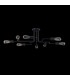 Ceiling Lamp Black, 8 Light, E27 - 4