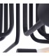 Ceiling Lamp Black, 8 Light, E27 - 7