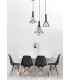Cage Cluster Ceiling Pendant Lamp Black, 3 Light, E27 - 2