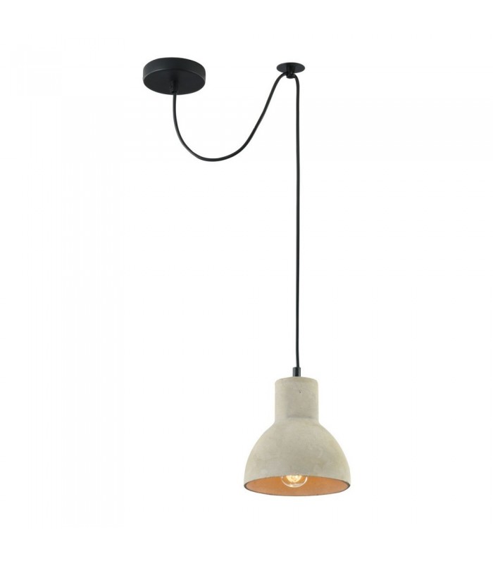 Dome Ceiling Pendant Lamp Black, 1 Light, E27 - 1