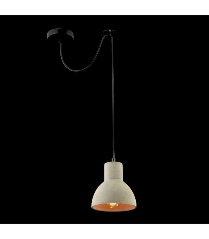 Dome Ceiling Pendant Lamp Black, 1 Light, E27 - 2