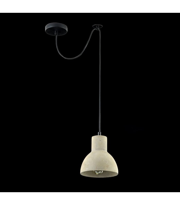 Dome Ceiling Pendant Lamp Black, 1 Light, E27 - 3