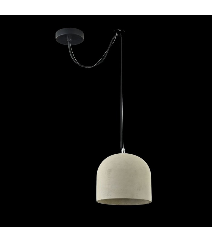 Dome Ceiling Pendant Lamp Black, 1 Light, E27 - 3