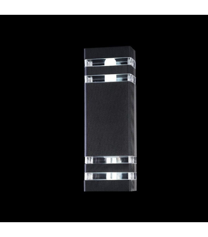 Wall Lamp Black, 2 Light IP54, E27 - 2