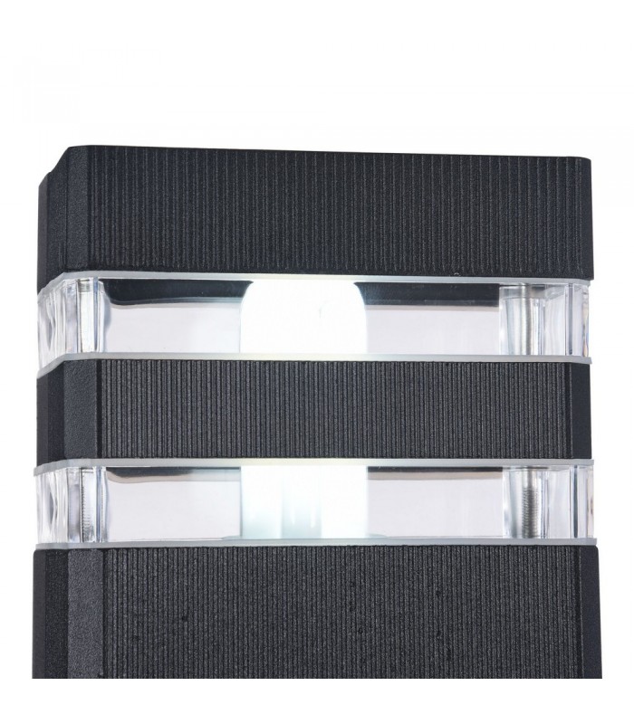Wall Lamp Black, 2 Light IP54, E27 - 7