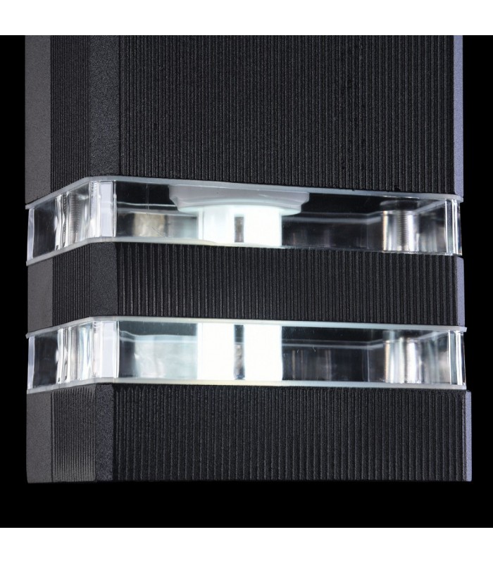 Wall Lamp Black, 2 Light IP54, E27 - 8