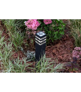 Outdoor Floor Bollard Lighting Black, 1 Light IP54, E27 - 2