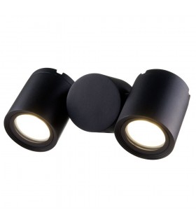 Wall Lamp Black, 2 Light IP54, GU10 - 1