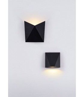 Integrated LED Wall Lamp Black, IP54 - 2