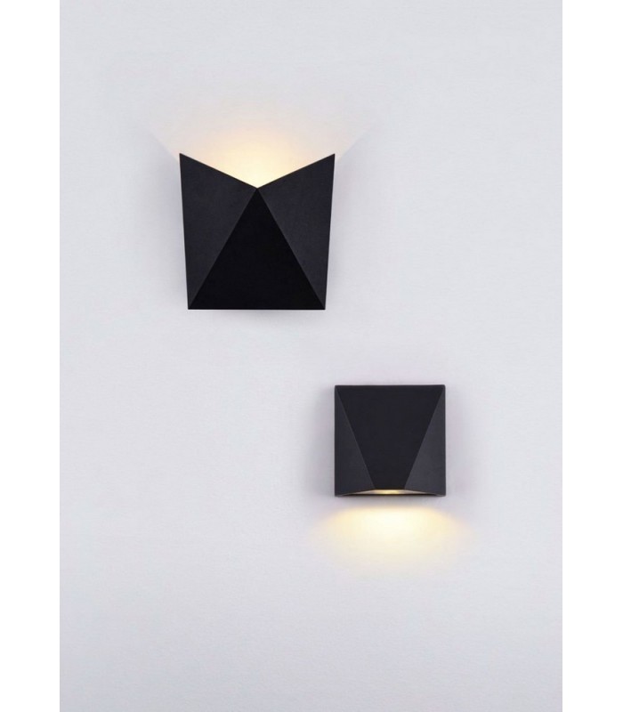 Integrated LED Wall Lamp Black, IP54 - 2