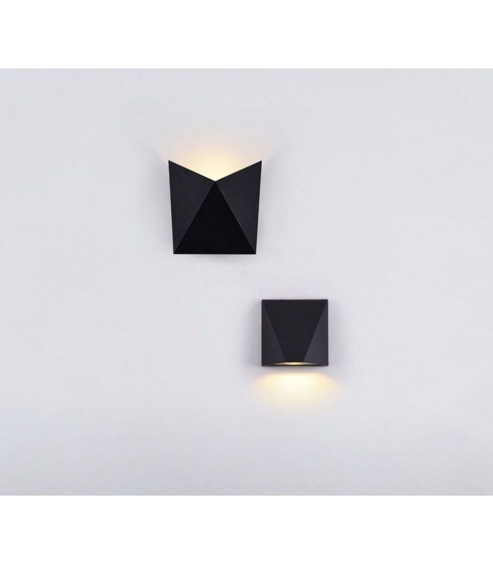 Integrated LED Wall Lamp Black, IP54 - 3