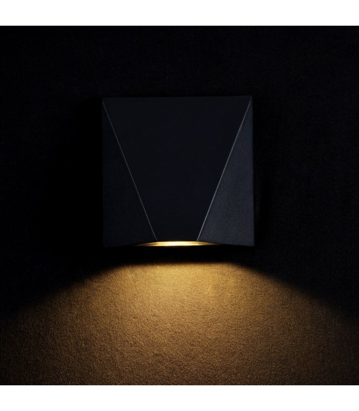 Integrated LED Wall Lamp Black, IP54 - 4
