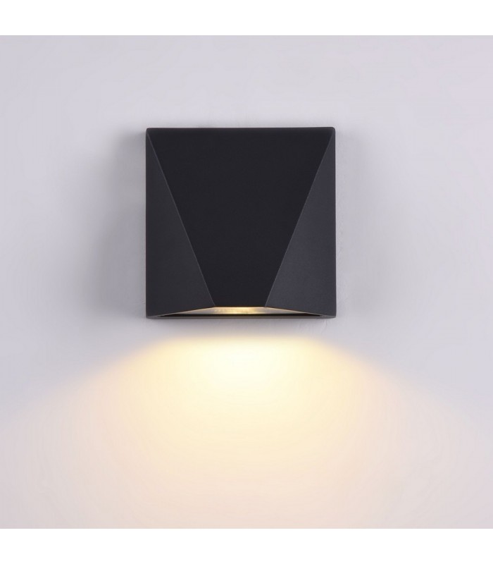 Integrated LED Wall Lamp Black, IP54 - 6